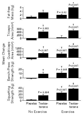 Effects of Supraphysiologic Doses of Testosterone on .